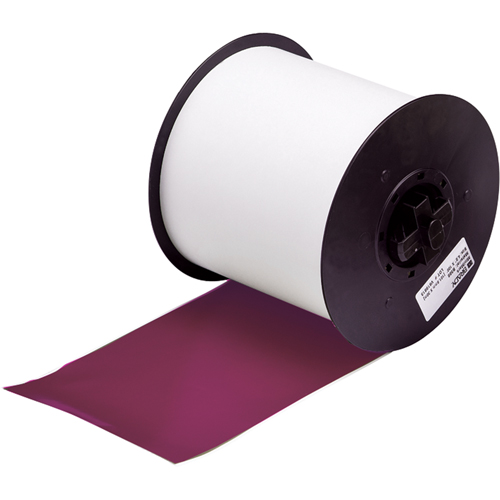 B-595 Indoor/Outdoor Grade Printer Tape, Vinyl, Purple, 100" Width - Brady 115751