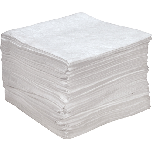 Premium Anti Static Sorbent Pads, Oil Only, 15" x 18", 25 gal. Absorbancy - Zenith Safety Products 