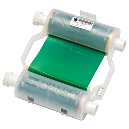 Ruban d'imprimante R10000 s&eacute;rie B30, 4,33'' x 200', Vert - Brady B30-R10000-GN