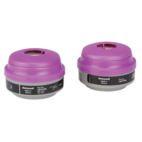 North&reg; N Series Respirator Cartridges, Gas/Vapour Cartridge, Organic Vapour/P100 - PIP Global Safety 7581P100L