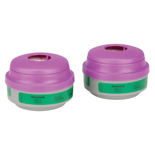 Cartouches pour respirateur s&eacute;rie N de North, Cartouche gaz/vapeur, Ammoniac/M&eacute;thylamine - PIP Global Safety 7584P100L