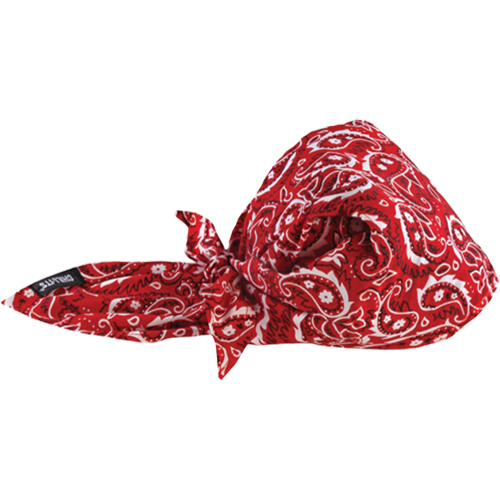 Chill-Its&reg; 6710CT Cooling Triangle Hats, Red - Ergodyne 12583