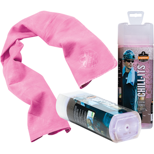 Serviettes de refroidissement 6602 Chill-Its, Rose - Ergodyne 12442