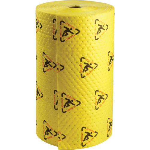 Absorbants de produits chimiques Maxx, L&eacute;ger, 150' lo x 30" la, Absorption 40 gal. - SPC CH30DP