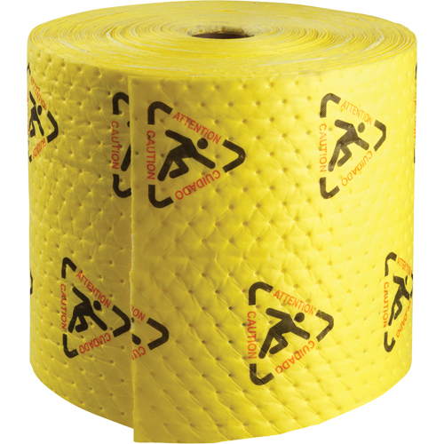 Absorbants de produits chimiques Maxx, L&eacute;ger, 150' lo x 15" la, Absorption 20 gal. - SPC CH15P