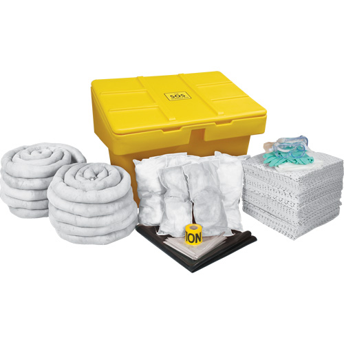 Spill Kit, Oil Only, Locker, 97 US gal. Absorbancy - Zenith Safety Products 