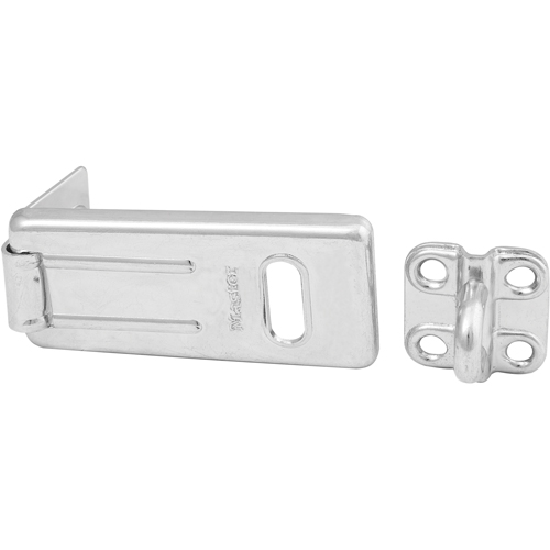 Moraillon de s&eacute;curit&eacute; g&eacute;n&eacute;rale en acier tremp&eacute;, Argent - Master Lock 703D