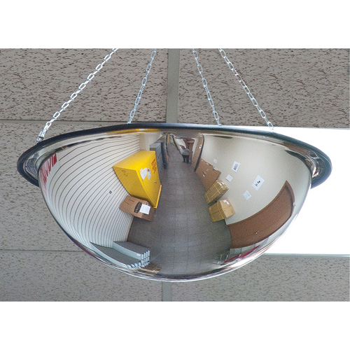 360° Dome Mirror, Full Dome, Open Top, 31" Diameter - Zenith Safety Products 