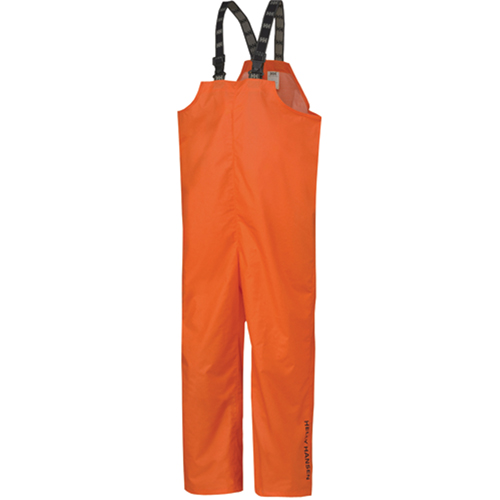 Pantalon de pluie &agrave; bavette Mandal, 3T-Grand, PVC, Orange - Helly Hansen 70529290-3XL