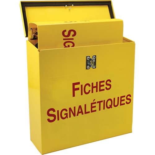 Safety Documents Job-Site Box, French, Binders Included - Accuform NMC FRZRS367