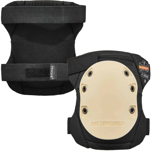 ProFlex 325HL Non-Marring Knee Pads, Hook and Loop Style, Rubber Caps, Foam Pads - Ergodyne 18326
