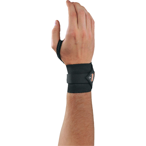 Proflex&reg; 420 Wrist Wrap with Thumb Loop, Elastic, Medium/Small - Ergodyne 72222