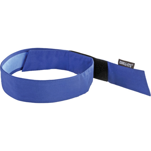 Chill-Its&reg; 6705CT Evaporative Cooling Bandana, Blue - Ergodyne 12577