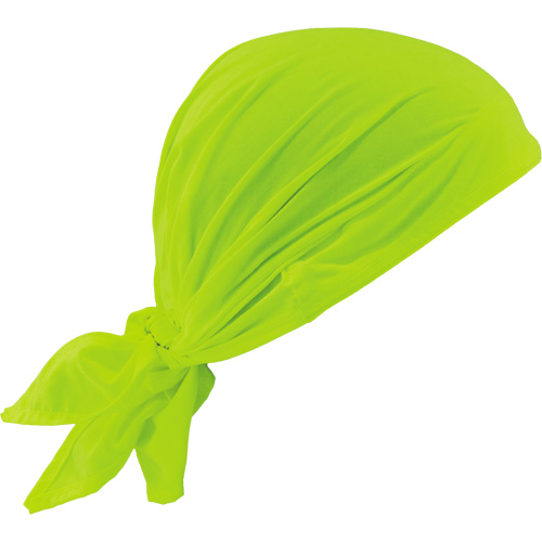 Chill-Its&reg; 6710 Cooling Triangle Hat, High Visibility Lime-Yellow - Ergodyne 12331