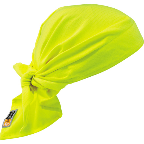 Chill-Its&reg; 6710FR FR Cooling Triangle Hat, High Visibility Lime-Yellow - Ergodyne 12621