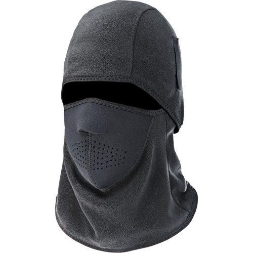 Passe-montagne 2 pi&egrave;ces N-Ferno 6826, Molleton/N&eacute;opr&egrave;ne/Polyester, Noir - Ergodyne 16827