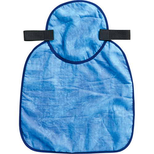 Tampon et voile pour le cou refroidissants pour casque de s&eacute;curit&eacute; Chill-Its 6717CT, Bleu - Ergodyne 12596