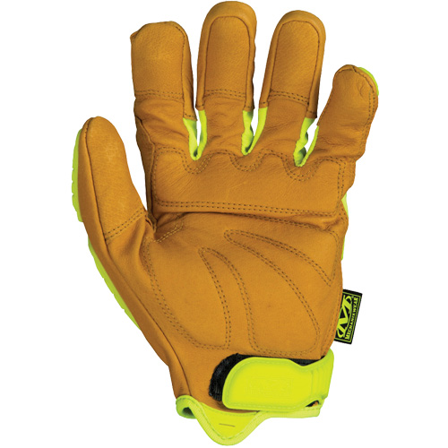 High-Visibility Heavy-Duty Mechanic's Impact Gloves, Synthetic Palm, Size X-Large/11 - Mechanix Wear CG40-91-011