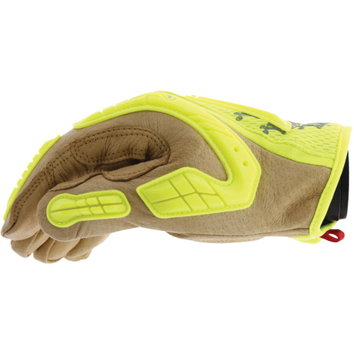 High-Visibility Heavy-Duty Mechanic's Impact Gloves, Synthetic Palm, Size X-Large/11 - Mechanix Wear CG40-91-011