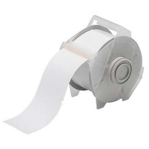 Cartouche d'&eacute;tiquettes pr&eacute;d&eacute;coup&eacute;es, 57 mm x 3-3/4", Blanc - Brady 121564