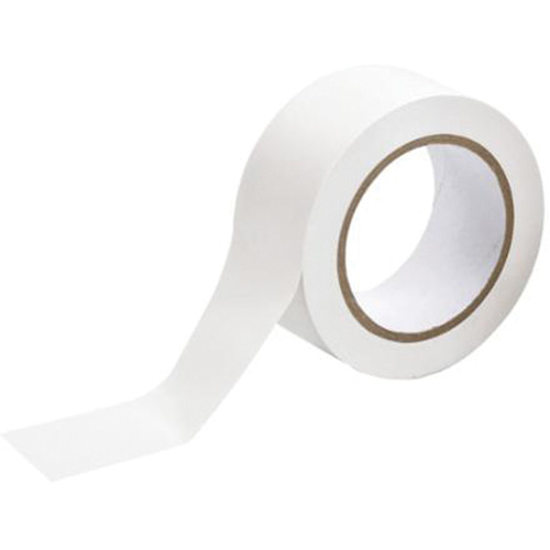 Ruban de marquage pour planchers, 2" x 108', Vinyle, Blanc - Brady 58203