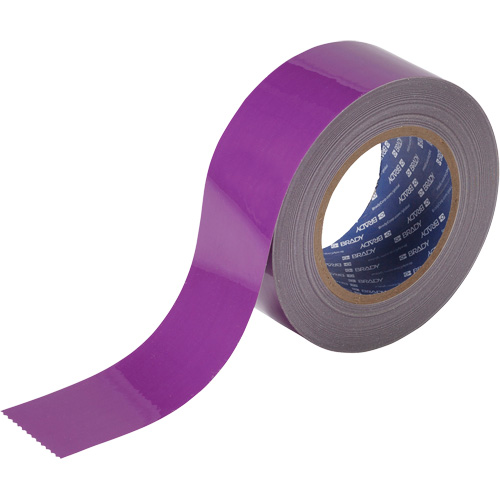 Ruban de marquage pour planchers ToughStripe, 2" x 100', Polyester, Mauve - Brady 134086