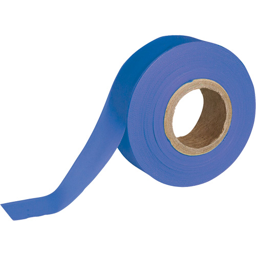Flagging Tape, 1.188" W x 150' L, Blue - Brady 58345