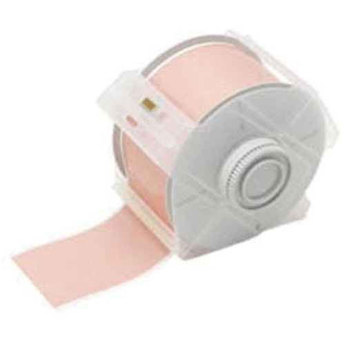 Printer Tape, Polyester, Pink, 2.25" Width - Brady 76599