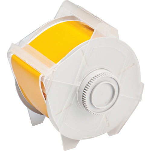Printer Tape, Polyester, Yellow, 2.25" Width - Brady 76620