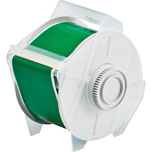 Printer Tape, Polyester, Green, 2.25" Width - Brady 76640