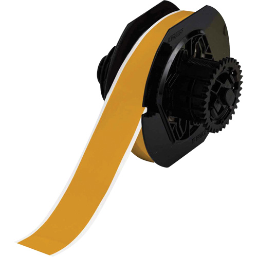 Low-Halide Printer Tape, Polyester, Ochre, 1.125" Width - Brady B30C-1125-569-OC