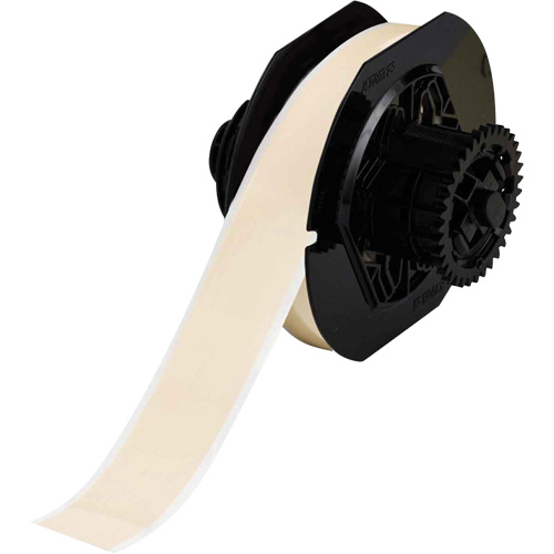 Low-Halide Printer Tape, Polyester, Tan, 1.125" Width - Brady B30C-1125-569-TN