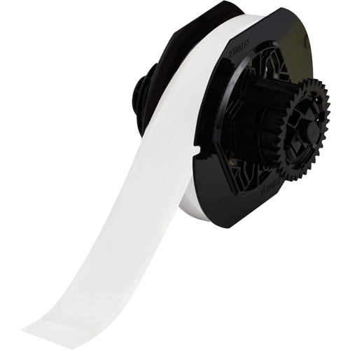 Indoor-Outdoor Label Printer Tape, Vinyl, Clear, 1.125" Width - Brady B30C-1125-595-CL