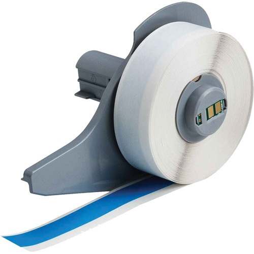 Indoor-Outdoor Label Printer Tape, Vinyl, Blue, 0.5" Width - Brady M7C-500-595-LB
