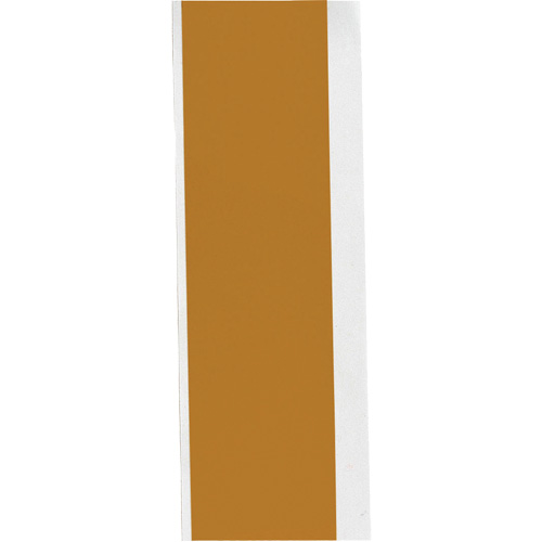 Indoor-Outdoor Label Printer Tape, Vinyl, Ochre, 0.5" Width - Brady M7C-500-595-OC