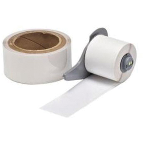 Ruban imprimable pour marquage des planchers, Polyester, Blanc, Largeur de 2" - Brady M7-2000-483-WT-KT