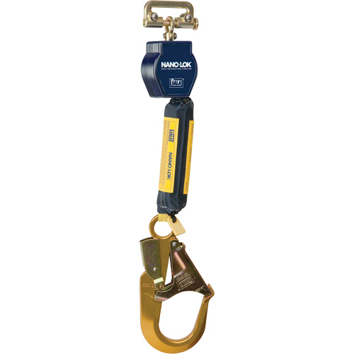 C&acirc;ble de s&eacute;curit&eacute; autor&eacute;tractable Nano-Lok, 6', Sangles, Pivotant - 3M DBI Sala Protection Contre Les Chutes 3101232