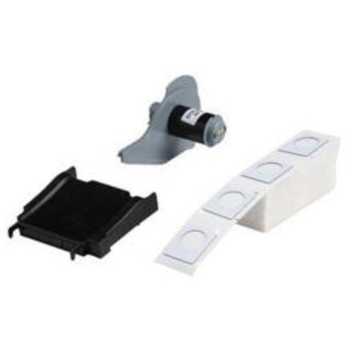 Raised Push-Button Panel Labels, Polyester, 1.8" L x 1.8" H, White - Brady M7-169-593