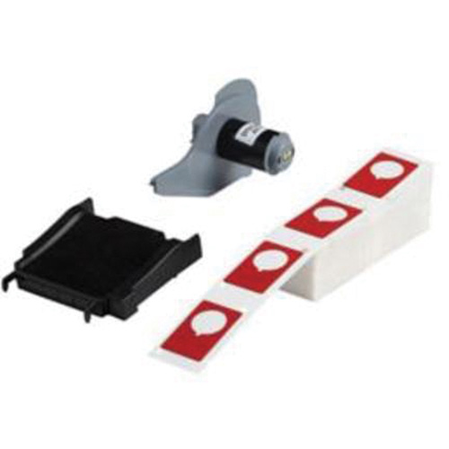 Raised Push-Button Panel Labels, Polyester, 1.2" L x 1.9" H, Red - Brady M7-168-593-RD