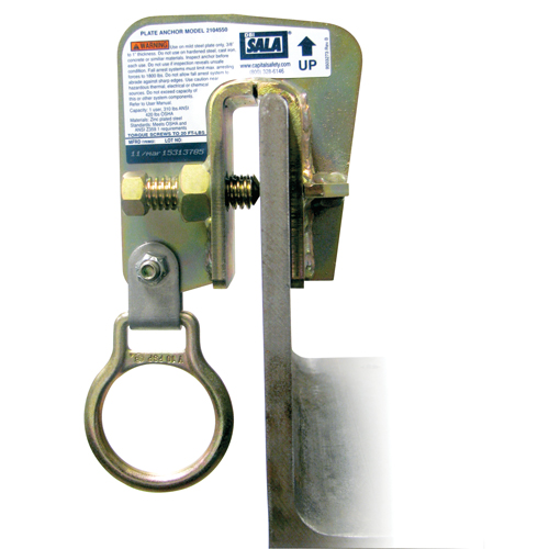 Ancrage pour plaque en acier DBI-SALA, Boulonn&eacute;, Usage Temporaire - 3M DBI Sala Protection Contre Les Chutes 2104550