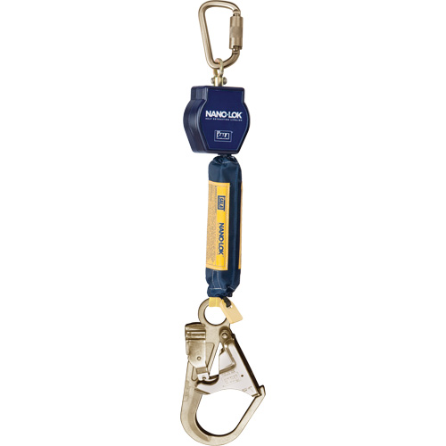 Ligne de vie autor&eacute;tractable Nano-Lok, 6', Dyneema/Polyester, Pivotant - 3M DBI Sala Protection Contre Les Chutes 3101222