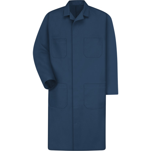 Shop Coats, Cotton/Polyester, Size 40, Charcoal - Red Kap KT30CH-RG-40