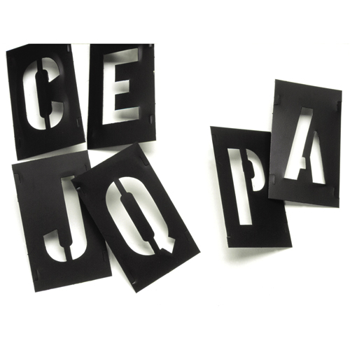 Plastic Interlocking Stencils, Pictogram, 2" - C.H. Hanson 10190