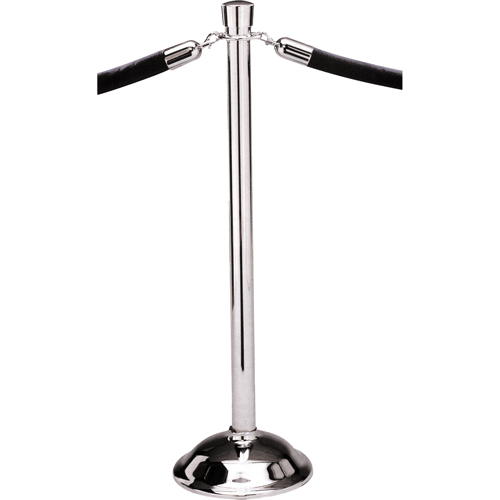 Portable Posts, 39" High, Satin Chrome - Tensator 310T-1S