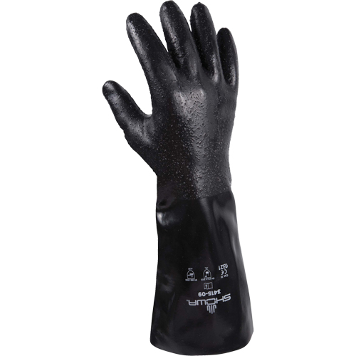 3415 Gloves, Size X-Large/11, 14" L, Neoprene, Cotton/Interlock Inner Lining, 66-mil - Showa 3415-11