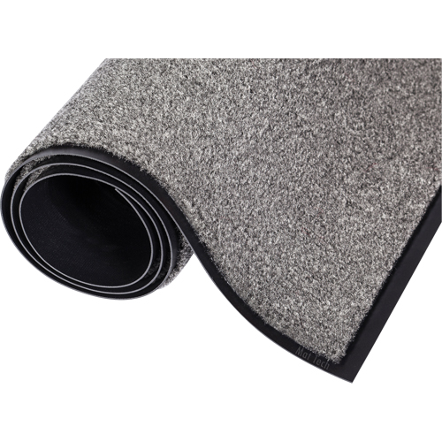 Proluxe Matting, Wiper, 4' x 55' x 5/16", Grey - Mat Tech 6M452SM-55