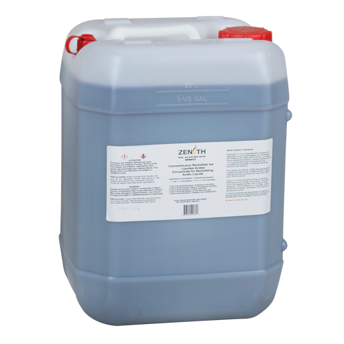 Neutralisant absorbant, Liquide, 5 gal., Acide - Produits de sécurité Zenith 