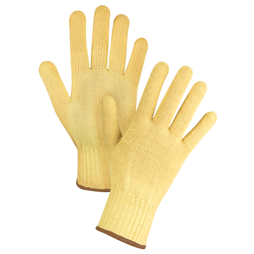 Seamless String Knit Gloves, 9/Large, 7 Gauge, ASTM ANSI Level A2/EN 388 Level 3 - Zenith Safety Products 