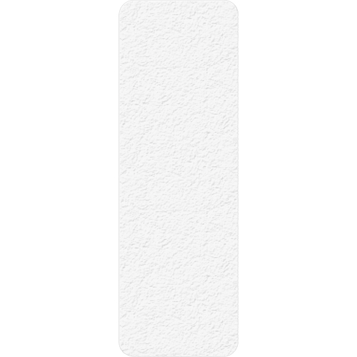 Lean 5S Manufacturing Markers, Rectangle, 6" L x 2" W, White, Vinyl - Incom Top Tape & Label LM100W