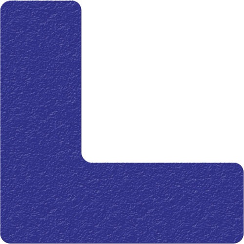 Lean 5S Manufacturing Markers, L, 6" L x 6" W, Blue, Vinyl - Incom Top Tape & Label LM110B